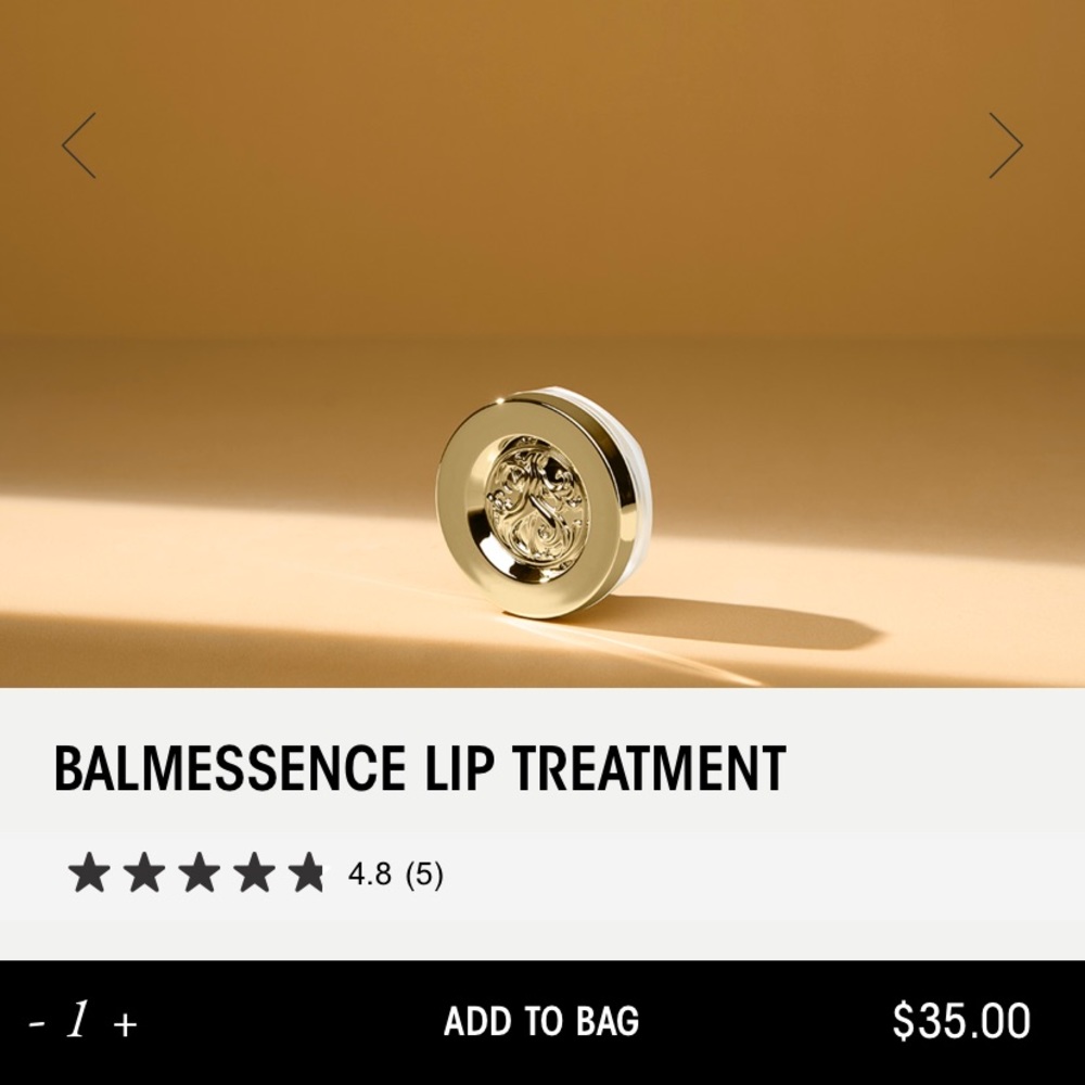 ORIBE lip treatment